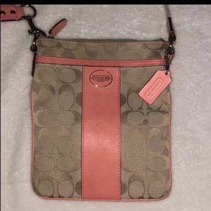 Small Coach cross body satchel